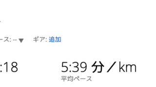 今日のラン